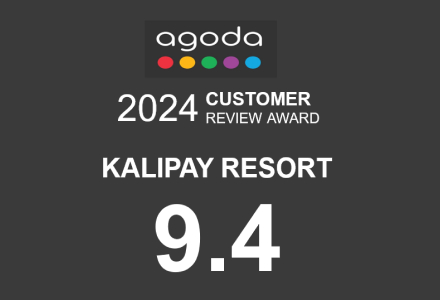 Kalipay Resort Siargao aogda review award with a score of 9.4