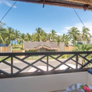 a view from the balcony of the luxury king room at Kalipay Resort Siargao