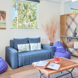 view of the living room area of the luxury studio suites at Kalipay Resort Siargao